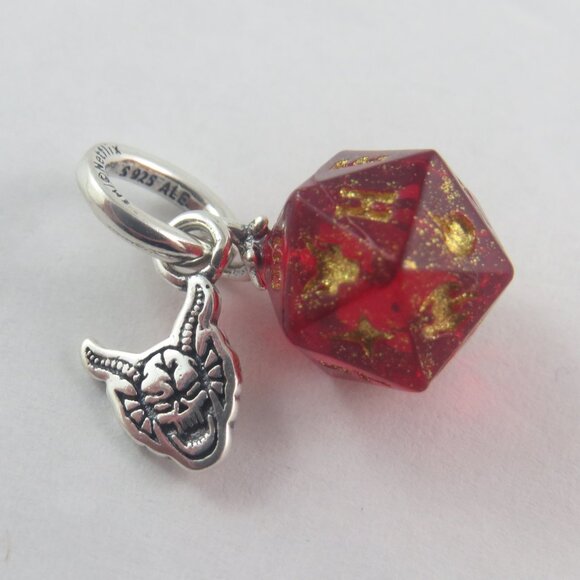 Pandora H Fire Club Charm – S925 Ale Sterling Silver Bead, Fits Moment Bracelet - Picture 1 of 5